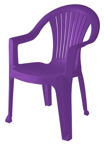 Turquoise Geneve plastic chair