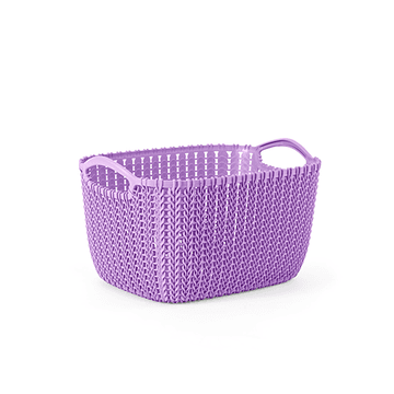 Small gray palm bread basket
