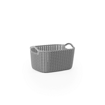Large purple palm bread basket