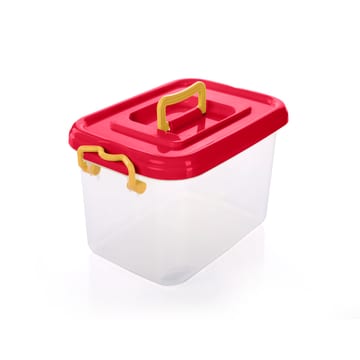 Red 6 liter picnic storage box